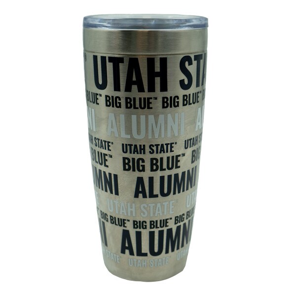 Alumni Stainless Steel Tumbler Utah State 20 Oz.
